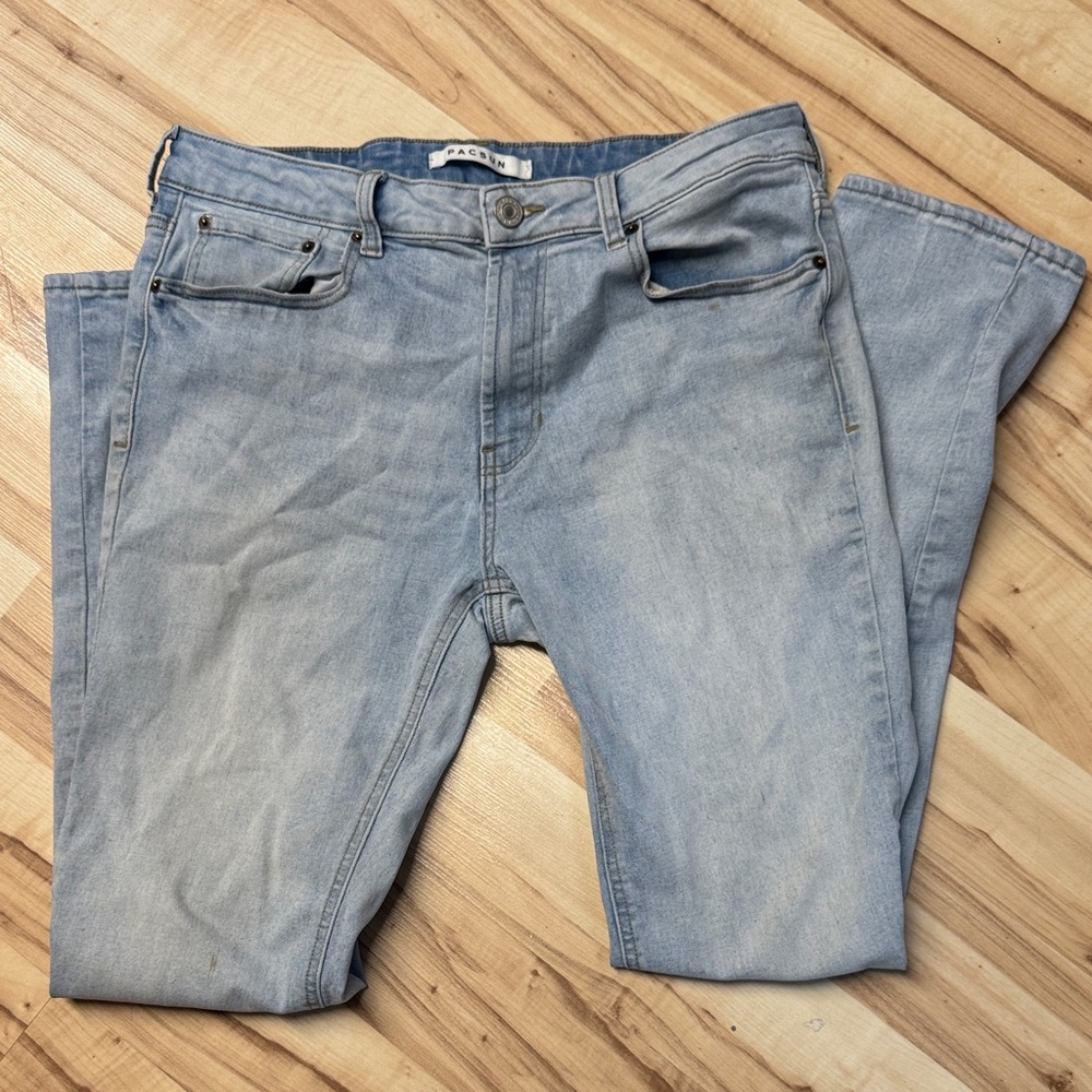 PacSun Women's Boot Cut Light Blue Denim Jeans